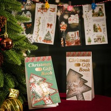 Weihnachtsaufkleber Set 18 St&uuml;ck Dekoration Gru&szlig;karten Basteln Journaling