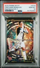 2019 PANINI WCCF FOOTISTA F20-7 #15-R CRISTIANO RONALDO PSA 10