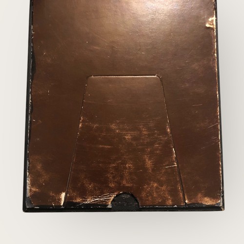 Quadro Beata Vergine di Caravaggio Stampa Cornice Legno 18.5x14cm Vintage - Foto 14 di 14