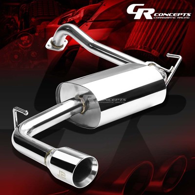 J2 3.5''ROLLED TIP MUFFLER CATBACK/CAT BACK EXHAUST FOR 03-08 MATRIX E130 1.8L