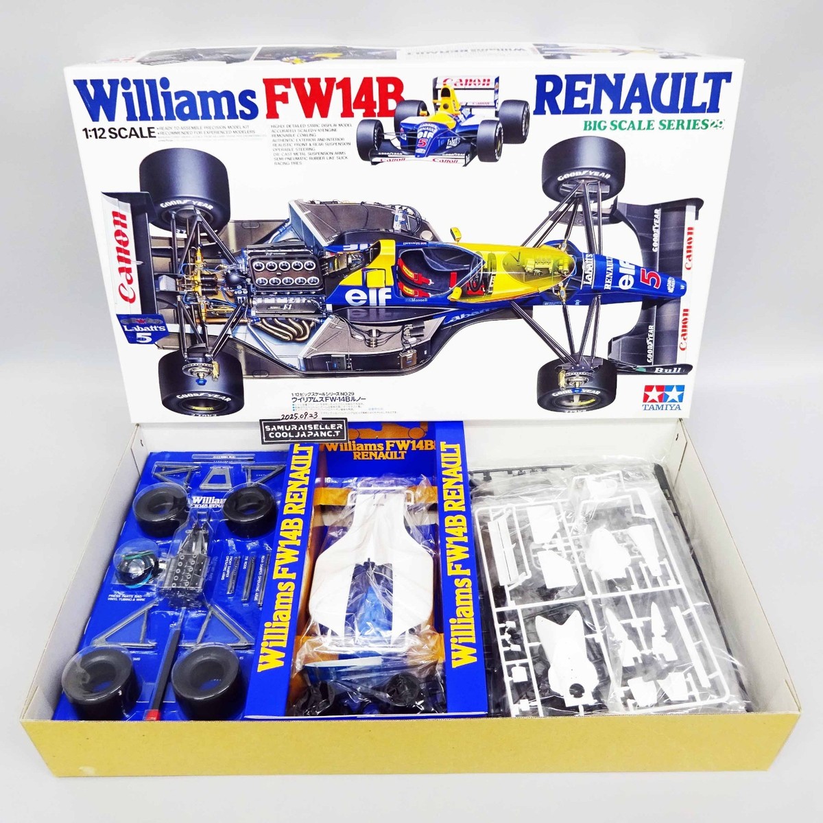 Tamiya 1/12 Williams FW14B Renault #1992 World Champion Plastic