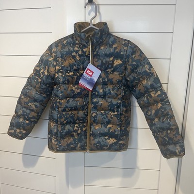 Helly Hansen Boy's Insulated Green Splash Marka Jacket $140, Size: 12 Puffer
