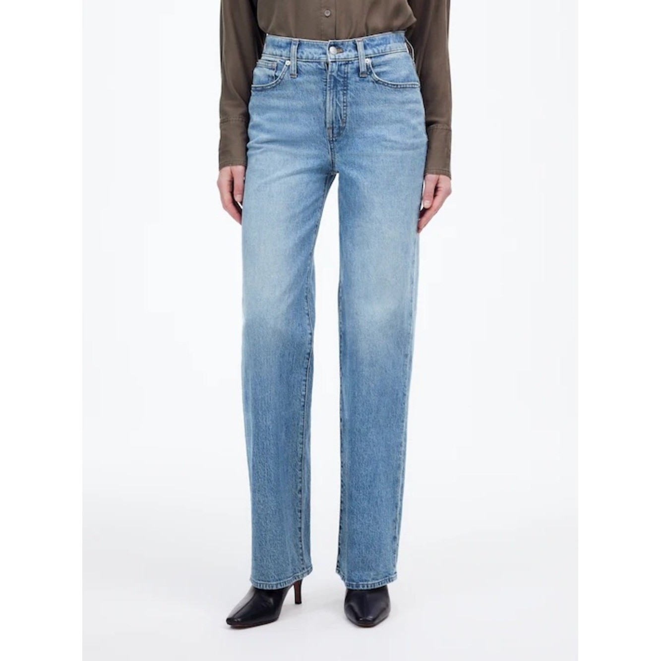 Madewell The Perfect Vintage Wide-Leg Jean staple capsule basic chic classic NWT