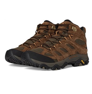 Merrell Men's Moab 3 Mid Waterproof Hiking Boots - Earth