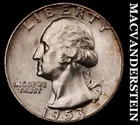 1953-D Silver Washington Quarter - Choice Gem Brilliant Unc  Lustrous  #i6460