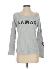 Next Level Apparel Women Gray Long Sleeve T-Shirt S