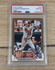 2023 Topps Series 1 Gold Gunnar Henderson #206 /2023 PSA 10