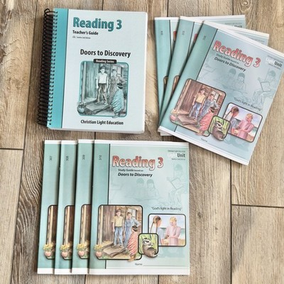 Christian Light Education Reading 3 Teachers Guide & Study Guides 304-310