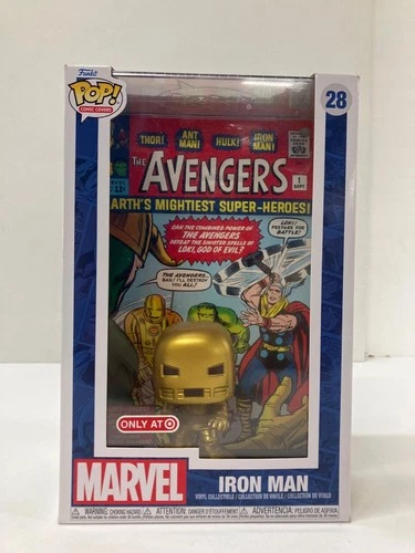 Funko Pop Comic Covers Marvel The Avengers Sep.1 Iron Man #28 -NIB