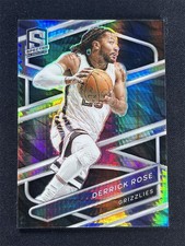 1/1 One Of One ! 2023-24 Panini Spectra Derrick Rose #44 Black Hyper Prizm