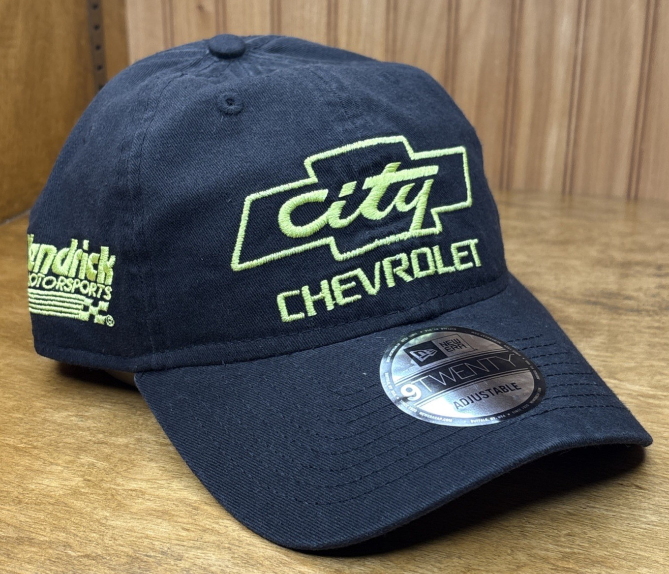 New Era City Chevrolet Hendrick Motorsports 9TWENTY Adjustable Hat Black
