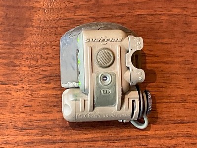 SUREFIRE Helmet Light HL1-D-TN Yellow Green/IR/IR IFF w/ Helmet Mount