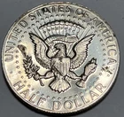 1970 S Silver Half Dollar Proof  Major Multiple Strike Through Errors Reverse
