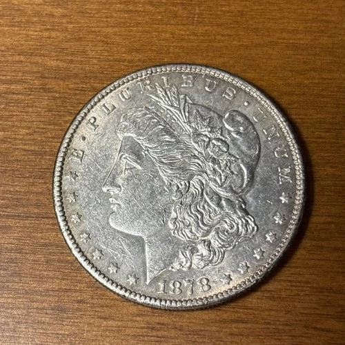 1878-S  VAM 2 Missing Part Of r In Trust MORGAN SILVER DOLLAR AU/UNC