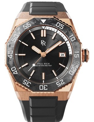 Paul Rich PR-45263 Herrenuhr Aquacarbon Pro Sunset 42mm 20ATM