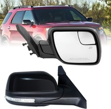 Passenger Side Mirror Compatible with Ford Explorer R-Passenger Side, 7 Pins