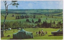 Prince Edward Island PEI Postcard Family Camp Sites