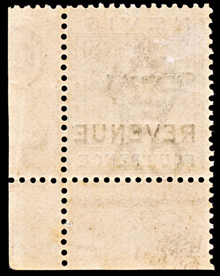 5282 St Christopher 4d Blue Revenue. 1883. MLH Foto 4 de 4