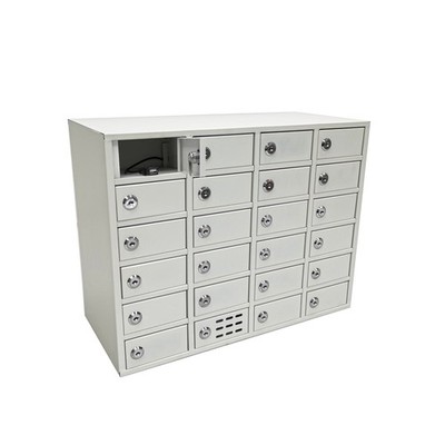 23 Slot USB Cellphone Locker Storage Charging Station Class Camp Security