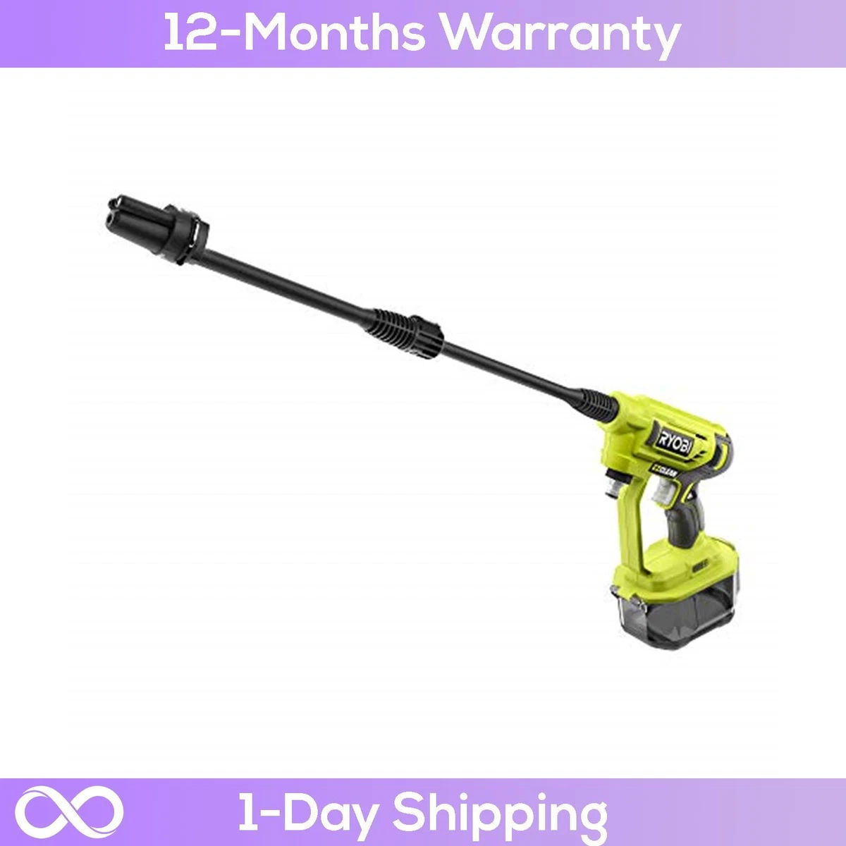 Ryobi 18v pressure washer outlet