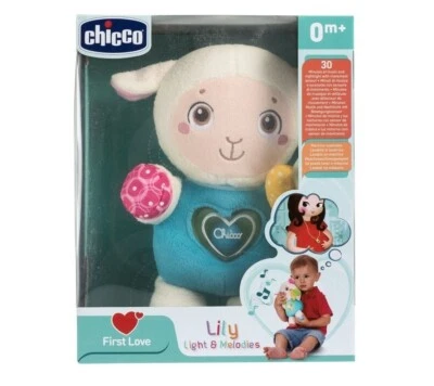 CHICCO FIRST LOVE LILY LIGHT E MELODIES PECORELLA LUCE NOTTE CON LUCE E MELODIE