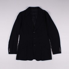 Women's Y's Yohji Yamamoto Wool Navy 3 Button Blazer Jacket Size 4