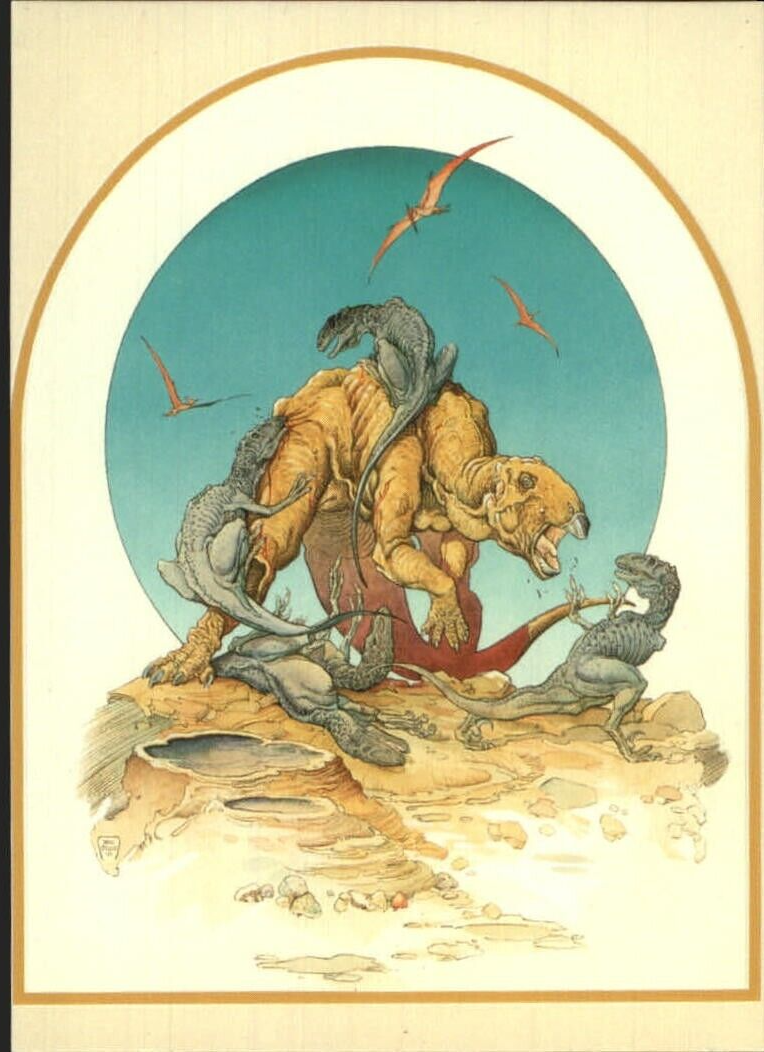 1993 Lost Worlds by WILLIAM STOUT - Fantasy Art Trading Card #6