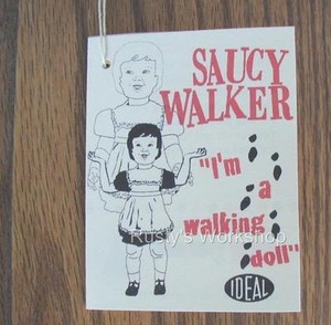 saucy walker doll 1960