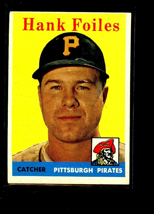 ◆LP 4点 1958 TOPPS #4 HANK FOILES PIRATES EX+ E07095 | eBay