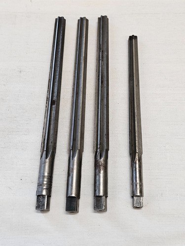 4 Millersburg R&T Taper Pin Tap Reamer Straight 6 Flute Wire #9 #8 Milling Bit