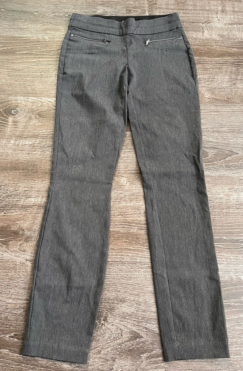 grey pull on dress pants Leighton Gray Pull On Skinny Stretch Dress Pants Size XS