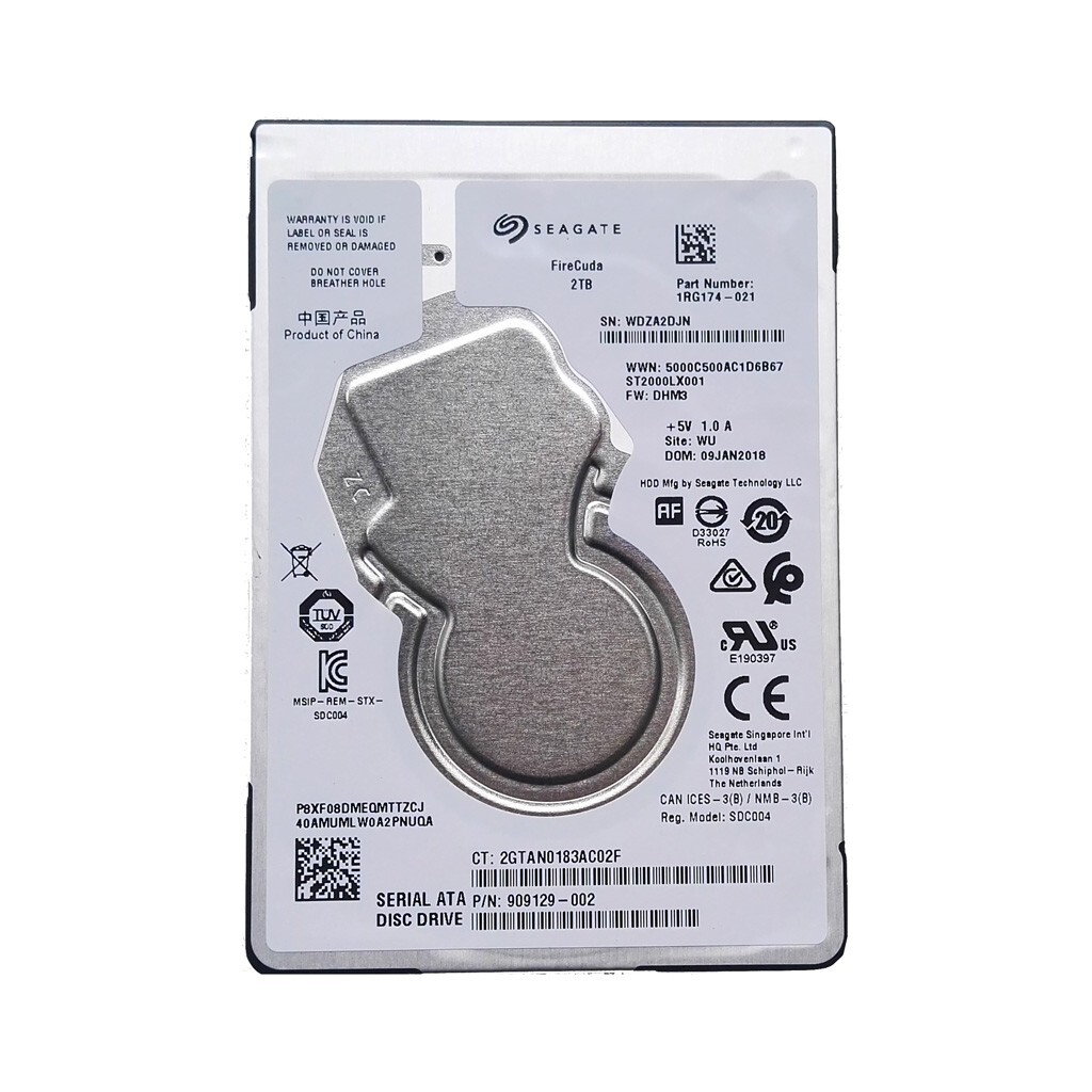 Seagate 2TB ST2000LX001 8GB NAND 128MB SATA 2.5