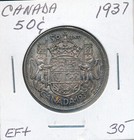 Canada George Vi 50 Cents 1937 - Ef+