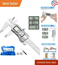 6" Stainless Steel Digital Vernier Caliper - Perfect for DIY and Hobbyists