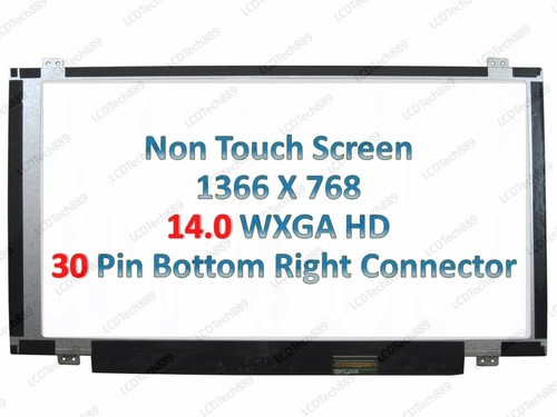 NEW 14.0" LED HD DISPLAY SCREEN PANEL AG EDP FOR IBM LENOVO THINKPAD L480 20LS - Picture 3 of 11