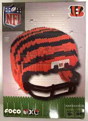 Cincinnati Bengals FOCO NFL BRXLZ Team Helmet 3-D Construction