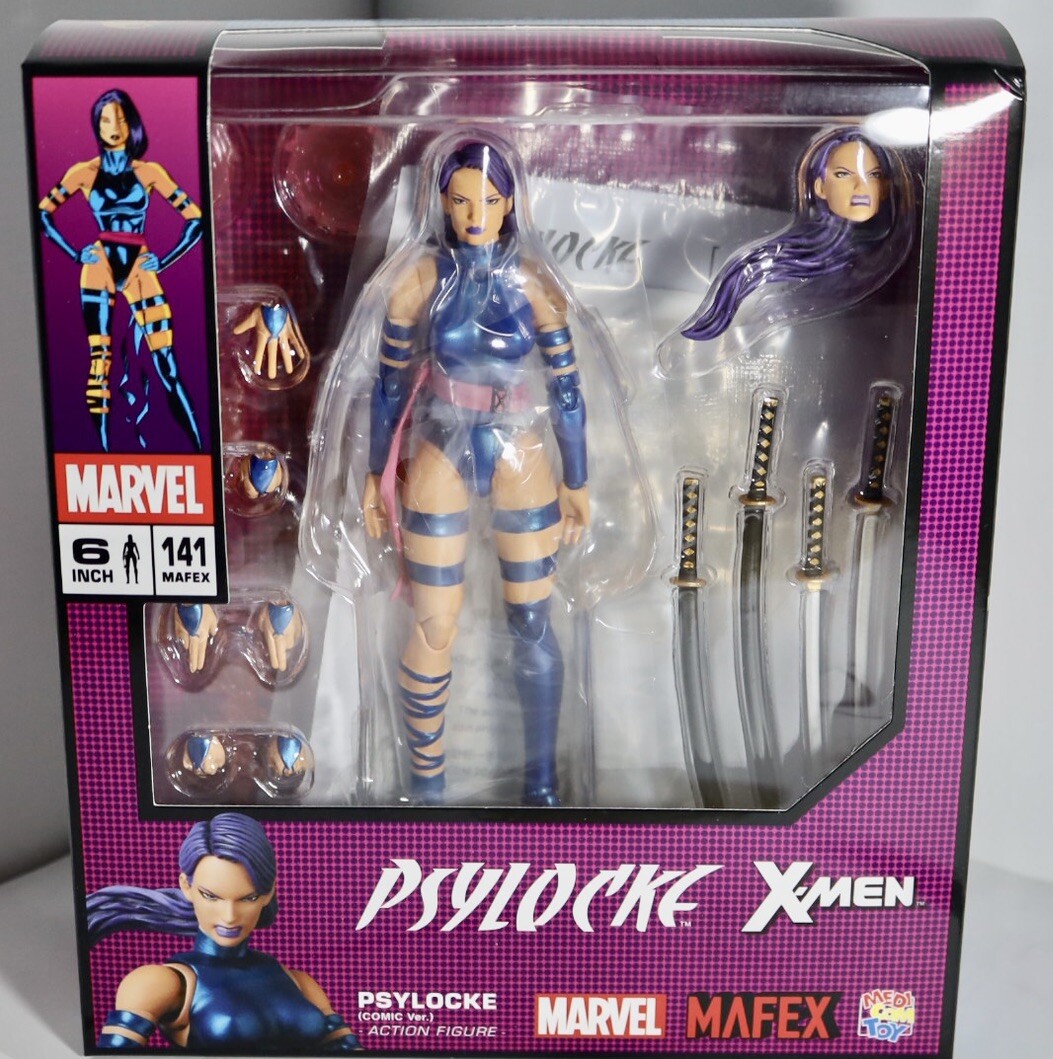 MEDICOM TOY - 新品 MAFEX PSYLOCKE（COMIC Ver.）X-MAN MAFEX No.141 PSYLOCKE Comic Ver. X-MEN MARVEL Action Figure