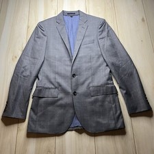 J. Crew Ludlow American Woolen Co. Wool Blazer Window Pane Gray Mens Size 36R