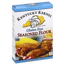 Kentucky Kernel Gluten Free Seasoned Flour, Coating Mix for Frying, 10 oz Box