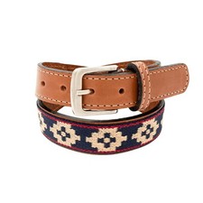 Kids Guarda Pampas Premium Woven Polo Belt Hand Made Unisex Leather Polo Belt