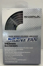 MASSCOOL 140mm Case Fan with Guard and Speed Control Cooling Bracket SLC-FD14025