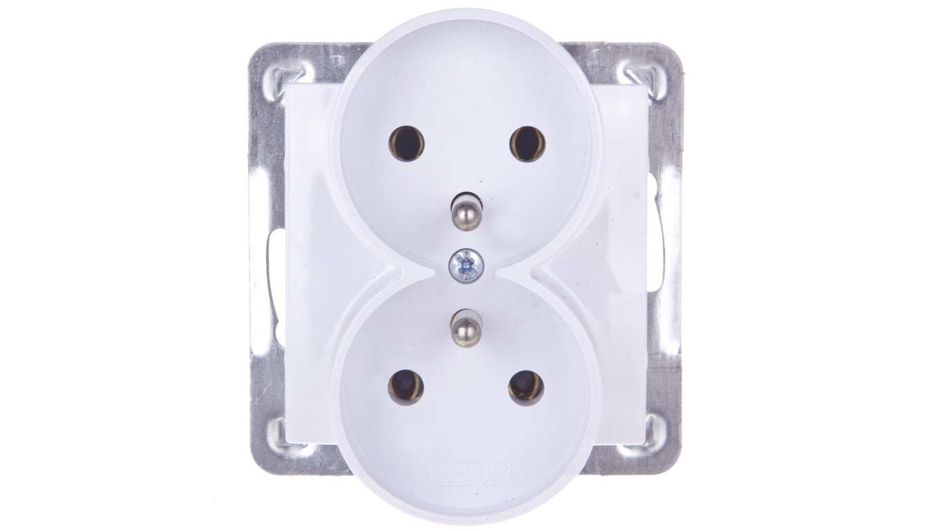 IMPRESSION Double socket z / u white GP-2YRZ / m / 00 /T2UK