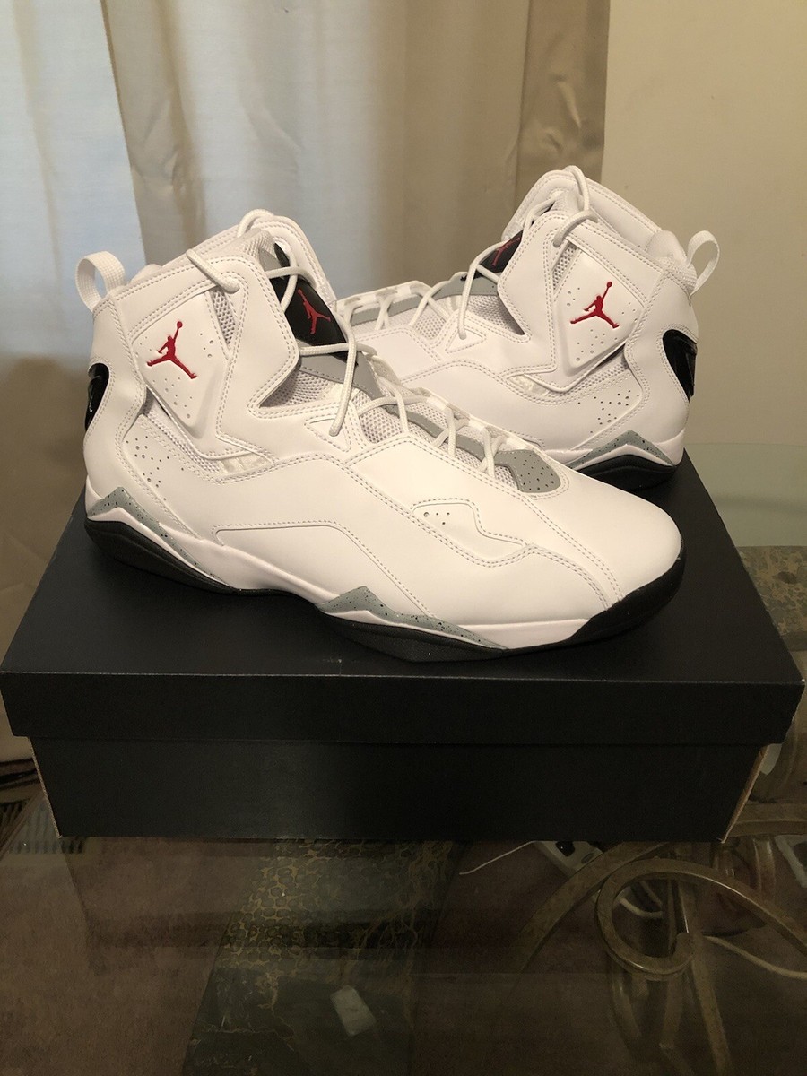 Size 13 Air Jordan True Flight White Cement for sale online
