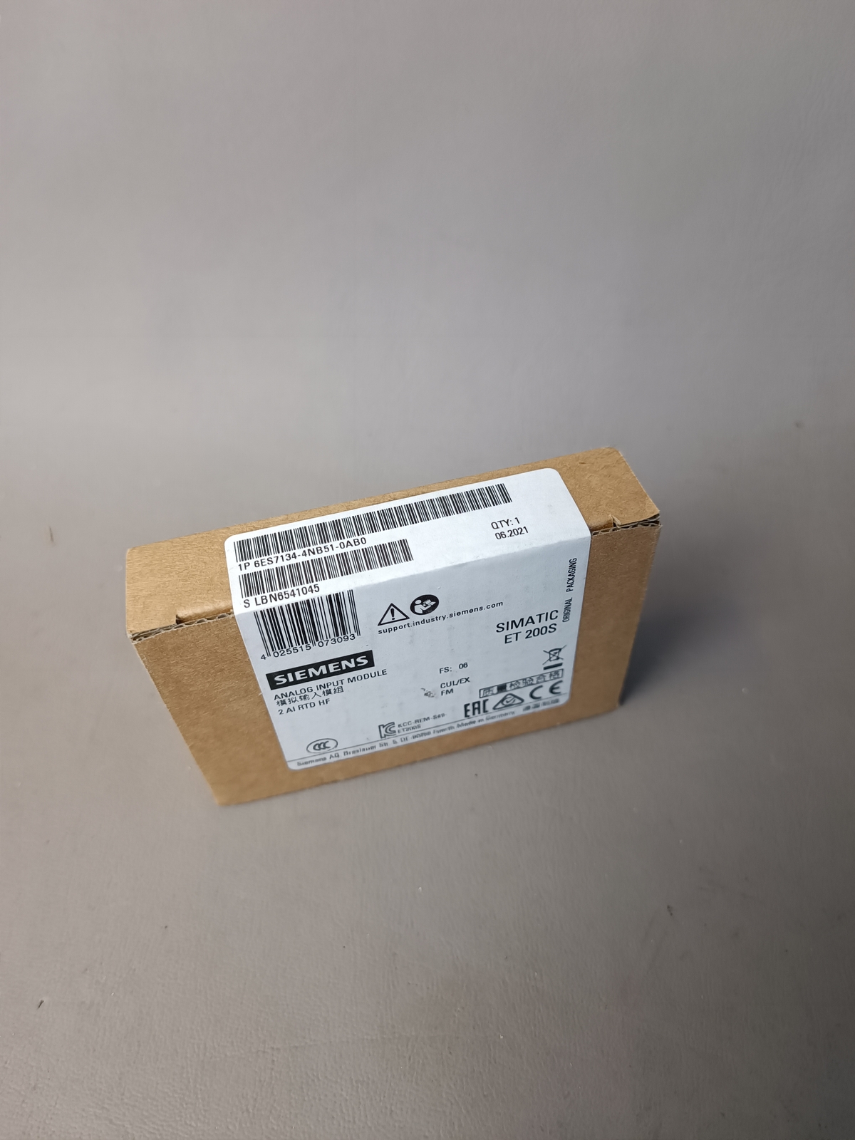 Modulo PLC Siemens 6ES7134-4NB01-0AB0 – Nuovo Mai Aperto, 1PZ