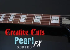 Roman Numeral Blocks MOP Fret Marker Block Vinyl Inlay Sticker Decals for GUITAR