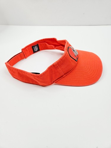 Cleveland Browns NFL Orange Football Baseball Visor Cap Hat One Size Adjustable - Picture 10 of 22