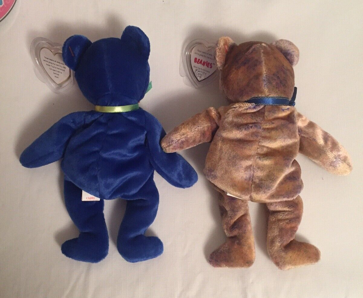 Ty Beanie Baby CLUBBY I II III IV - Rare Collection - Unique Lot - Vintage!!! - Picture 3 of 12