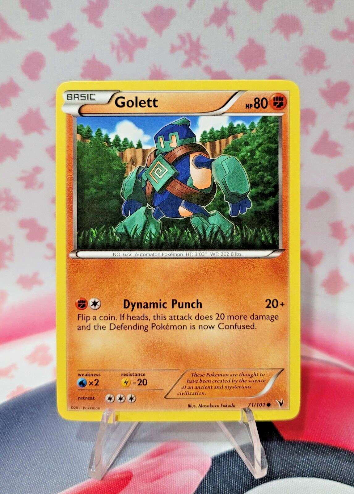 Pokemon 2011 Golett (71/109) Noble Victories LP