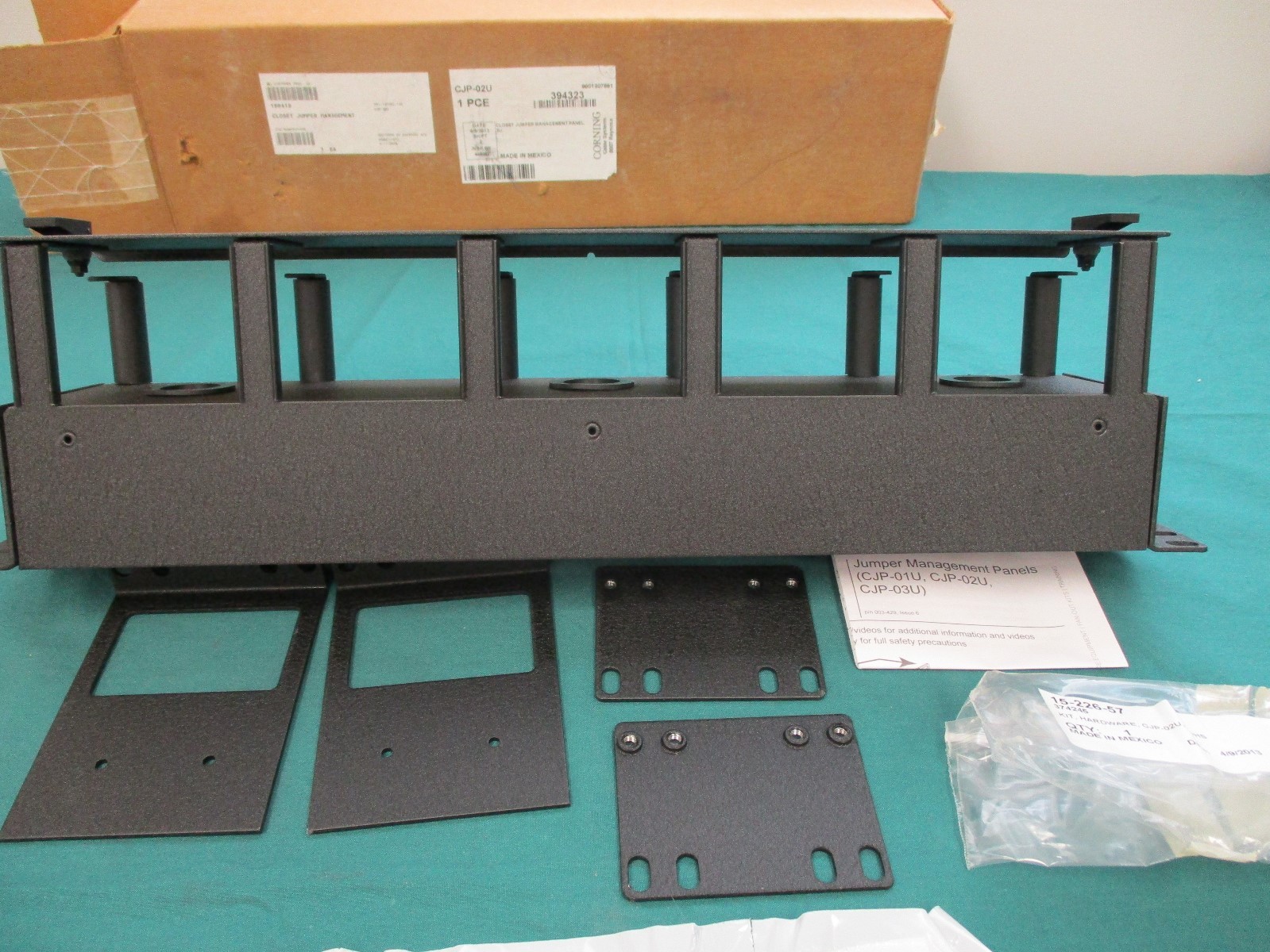 CORNING CABLE SYSTEMS , CLOSET JUMPER MANAGEMENT PANEL CJP02U, P/N