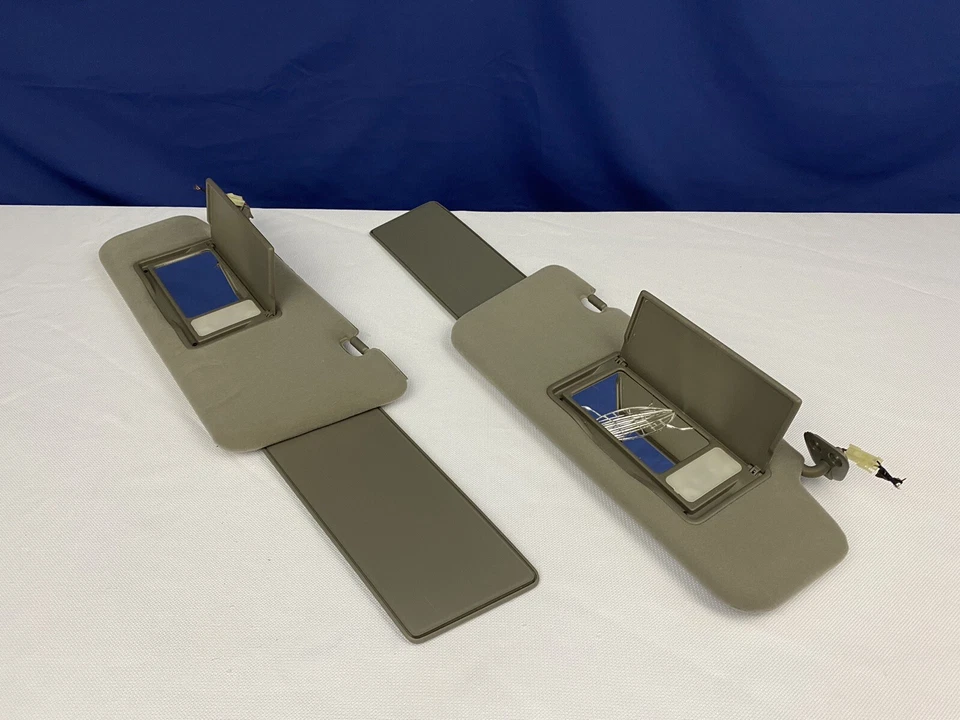 Nissan Murano 2003-2007 OEM marrón parasol para conductor y pasajero Foto 3 de 4